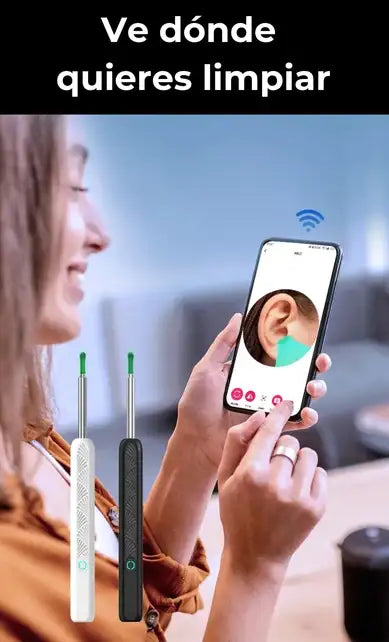 Limpiador de Oídos Con Cámara Endoscopio - Puro™